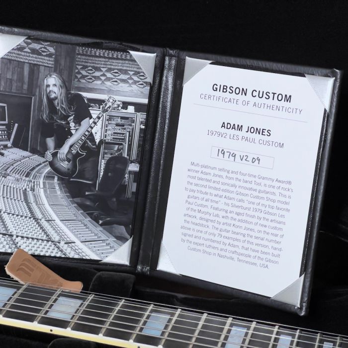 Gibson Adam Jones 1979 Les Paul Customshop Antique Silverburst